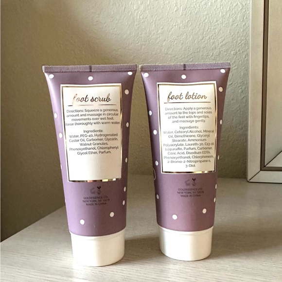 GOLDESSENCE SET OF FOOT SCRUB & FOOT LOTION -EUCALYPTUS MINT - Picture 2 of 4